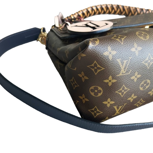 Authentic❤️Louis Vuitton Braided Handle Beaubourg Handbag Monogram Canvas MM - Picture 9 of 13
